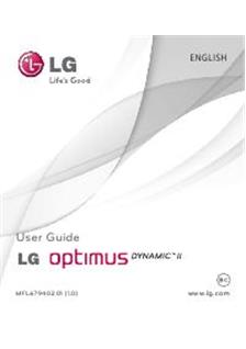 LG Optumus Dynamic II manual. Smartphone Instructions.